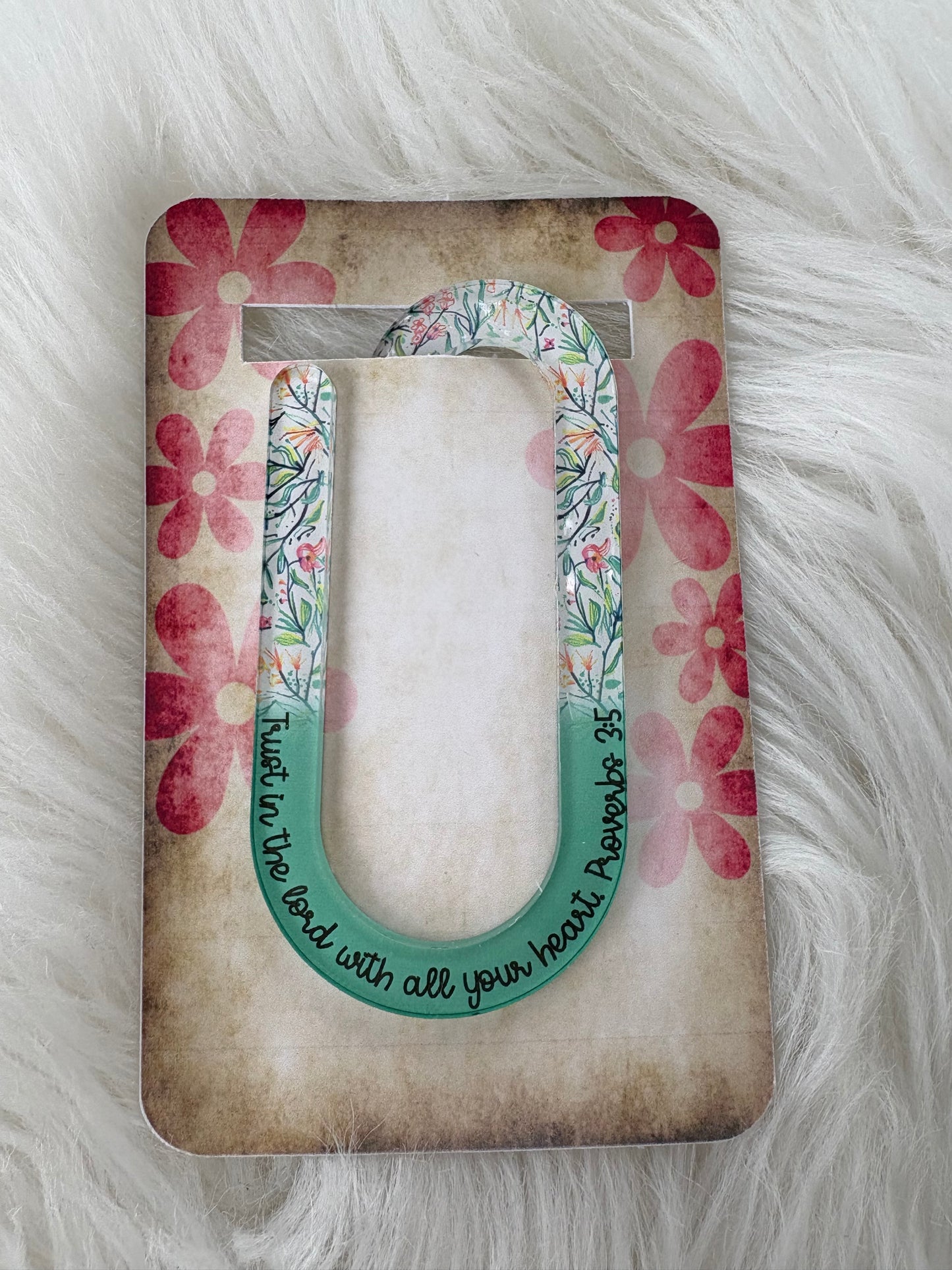 Proverbs 3:5 Paper Clip Bookmark