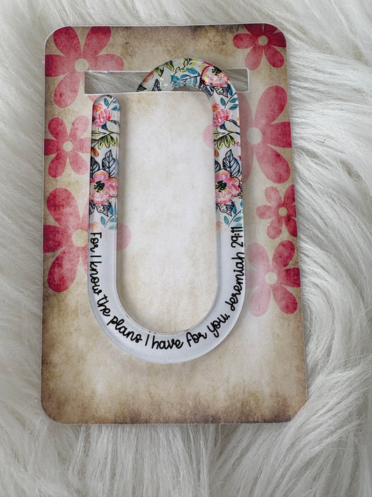 Jeremiah 29:11 Paper Clip Bookmark