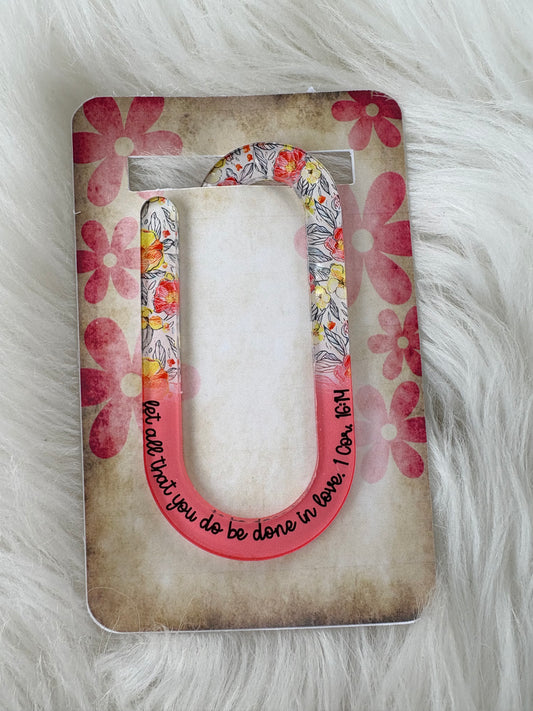 1 Corinthians 16:14 Paper Clip Bookmarks